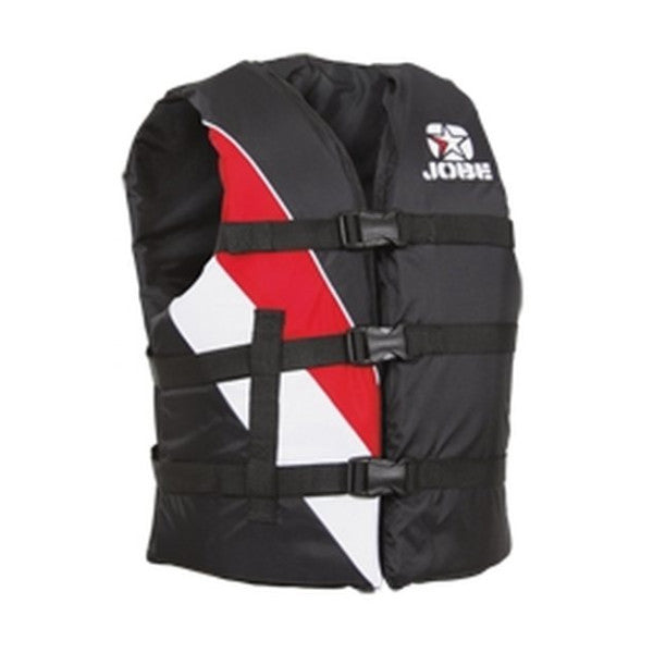 Jobe universal redningsvest rød 4-spænde nylon - 240411006