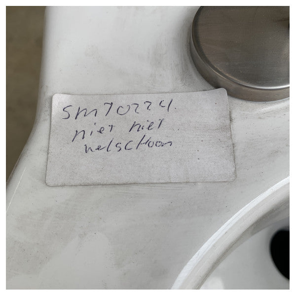 Incomplete Vetus SMT0224 24V marine electric toilet