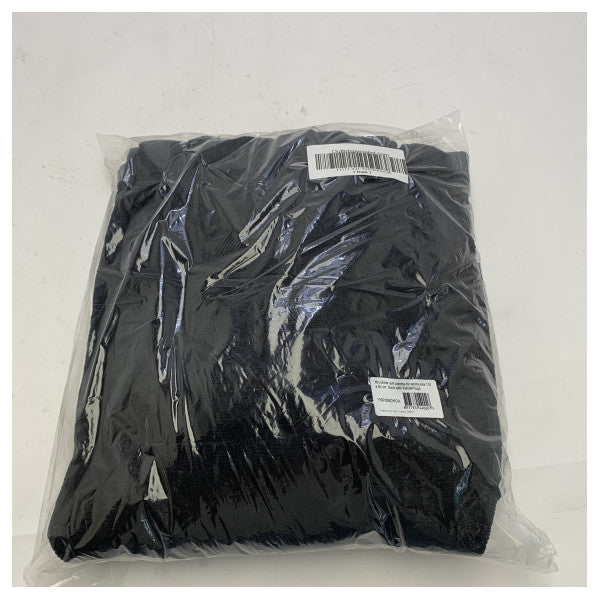 Yellow-V Surf Poncho Adult Microfiber Changing Towel Black