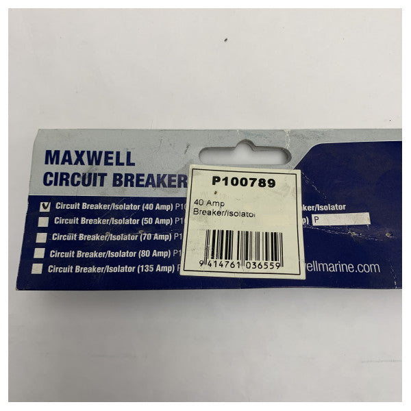 Maxwell P100789 40A 12/24V panel montaj devre kesici