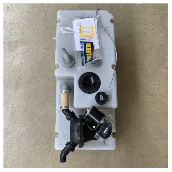 Vetus WWS8824B 88L spildevandstanksystem med pumpe 24V