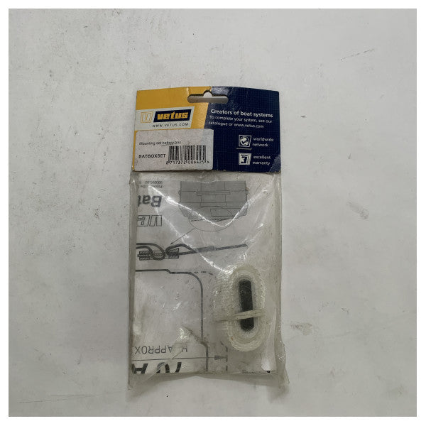 Kit di montaggio per la batteria Vetus - Set di supporti per batterie marine universali per barche - BATBOXSET