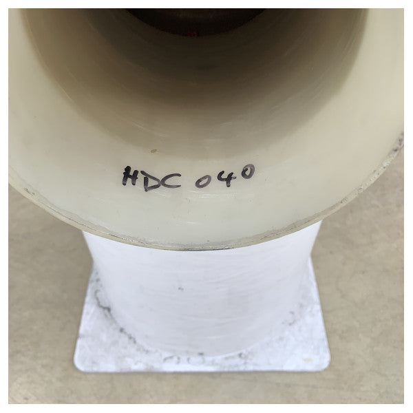 Silencieux d'échappement à double chambre Halyard grp blanc 127 - 152mm - H001489