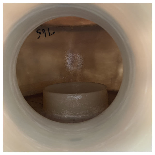 Silencieux d'échappement à double chambre Halyard grp blanc 127 - 152mm - H001489