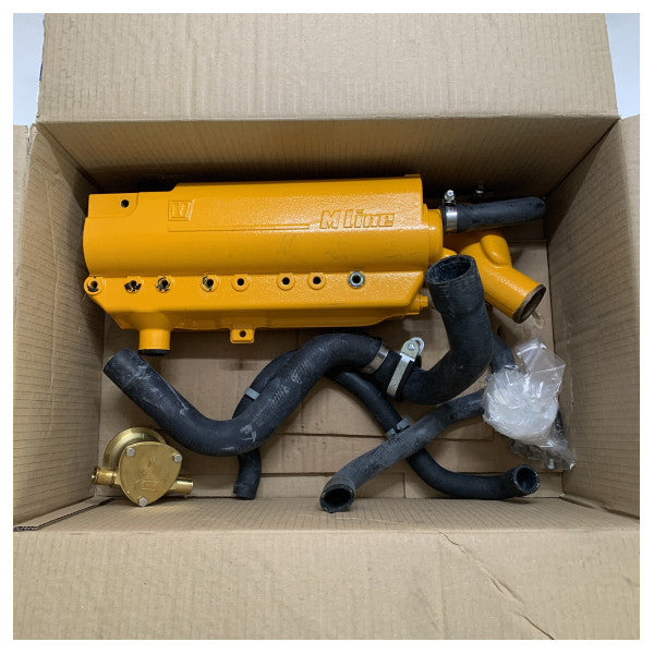 Zestaw wymiennika ciepła intercoolera silnika Vetus M4.45 | M4.35 z pompą wirnikową