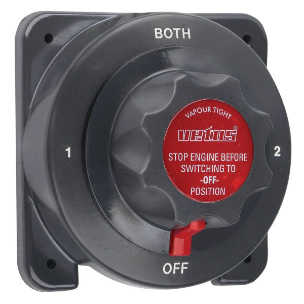 Marine Battery Switch 175A for 12/24V Boats and Yachts - Heavy Duty Power Selector - ACCUSCH
