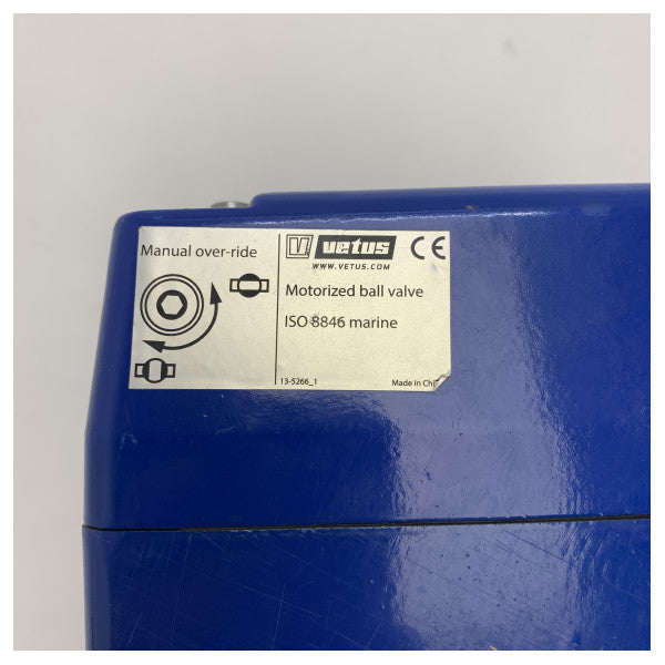 Vetus MV12A1/2 マリン電動ボールバルブ 12V | ステンレス鋼 - MV12A1/2