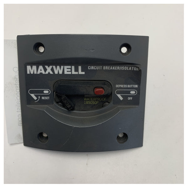 マックスウェル パネルマウント マリン サーキットブレーカー アイソレーター 42VDC - 185050P