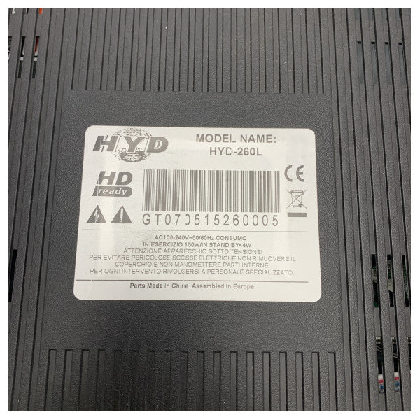 Hyd 260L 26 Inch LCD TV Display Monitor