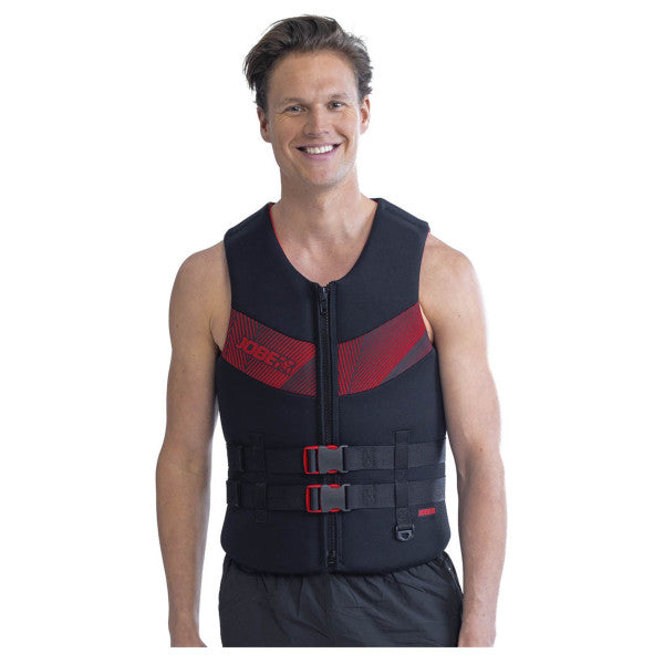 Jobe Impact Neopren-redningsvest til mænd, rød, størrelse S - 244920004-S