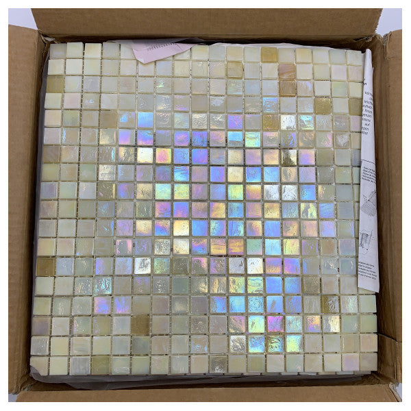 Чорнобривці 1 мозаїчна плитка маленька 30 x 30 см біло-фіолетова