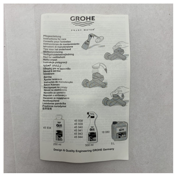 Змішувач Grohe 29702000CR хромований одноричажний - довговічне, стійке до корозії рішення для керування водопостачанням
