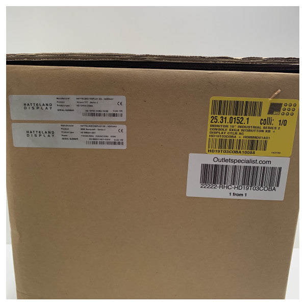 Hatteland HD 19T03C OBA 19インチ産業用タッチスクリーンディスプレイ - HD19T03COBA + HDMMD0