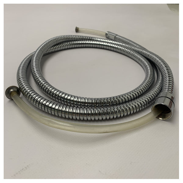 Flexible Chrome Plated Marine Shower Hose 2m ��� Corrosion Resistant for Boats and Yachts