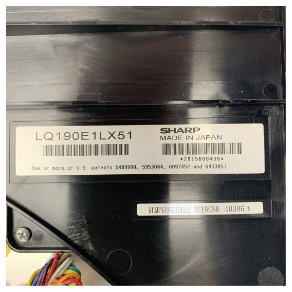 Ensemble de cadre et d'écran LCD Furuno MFD MU-190RH