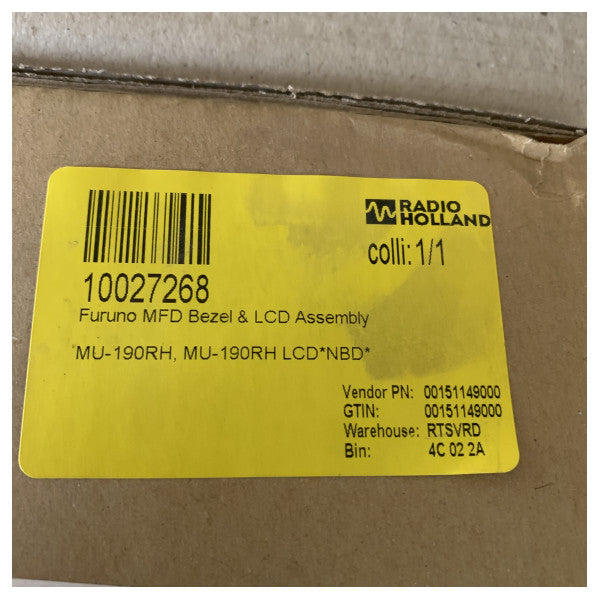 Ensemble de cadre et d'écran LCD Furuno MFD MU-190RH
