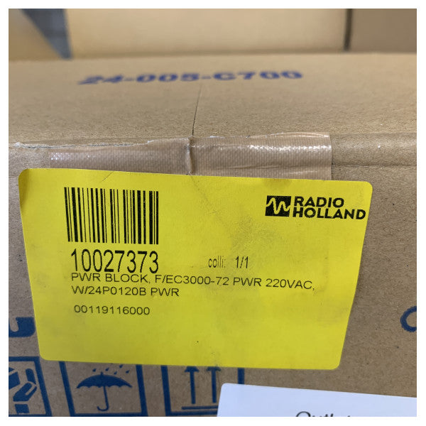 Unidade de Fonte de Alimentação Marinha Furuno 220V AC com Ventoinha - EC3000-60 PWR 100VAC BLOCO PWR W/24P0120A