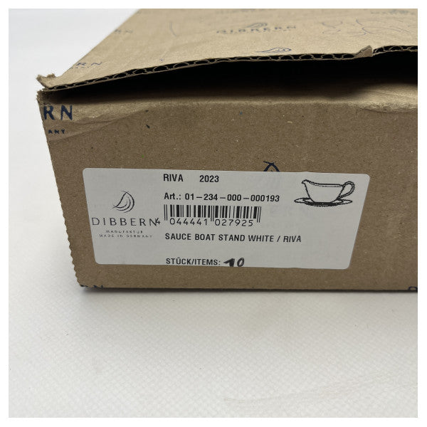 Dibbern Riva оригинална поставка за лодка за сос, бяла - 01-234-000-000193