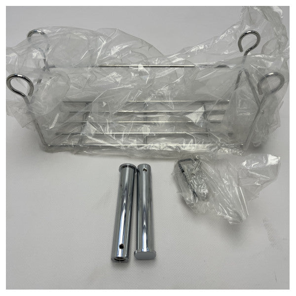 Кошница за съхранение на душ от неръждаема стомана Cosmic 2719184 - издръжлив, устойчив на корозия корабен органайзер за използване в солени води