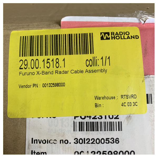Câble radar Furuno MJ-B24LPF0012 20M FR-8065 - 00132598000