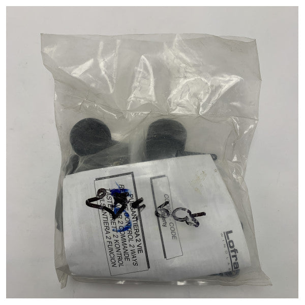 Pannello di controllo del verricello elettronico Lofrans Liberty con funzioni a pulsante