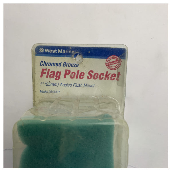 West Marine kromirani brončani držač za zastavu