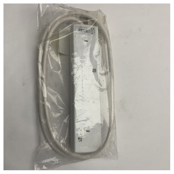 موصل طاقة ثلاثي موثوق به مع قابس مؤرض - 15 واط - مقبس تمديد بحري ثقيل