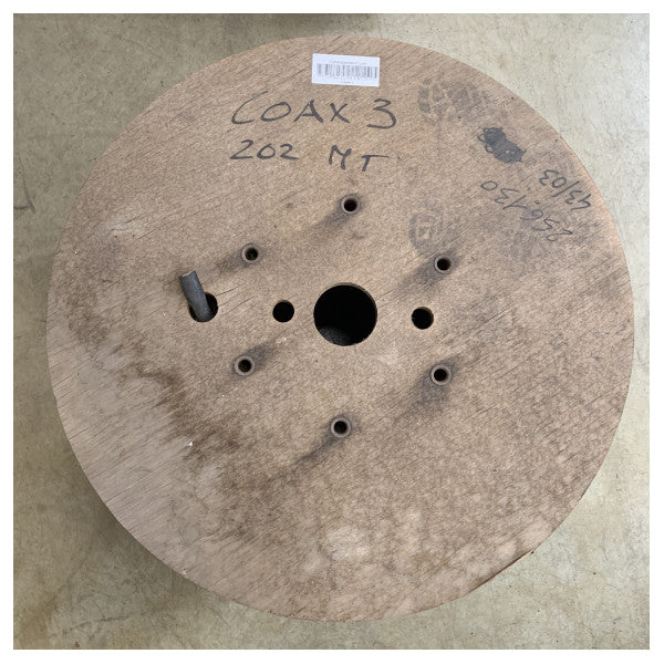 Cavo COAX 3 NT 20 PE 202M di alta qualità per uso marino - Cavo coassiale durevole e resistente ai raggi UV per uso esterno e marittimo