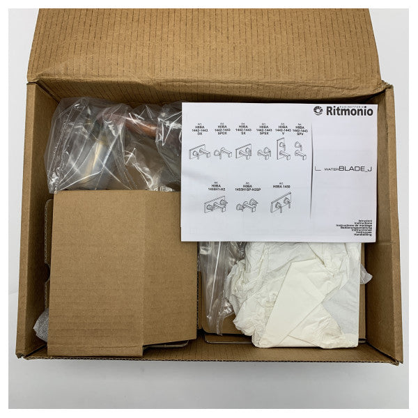 ريتمونيو ريتمونيو كروم مدمج في لسان شفرة ماء برافعة واحدة - H0BA1442DXCRL