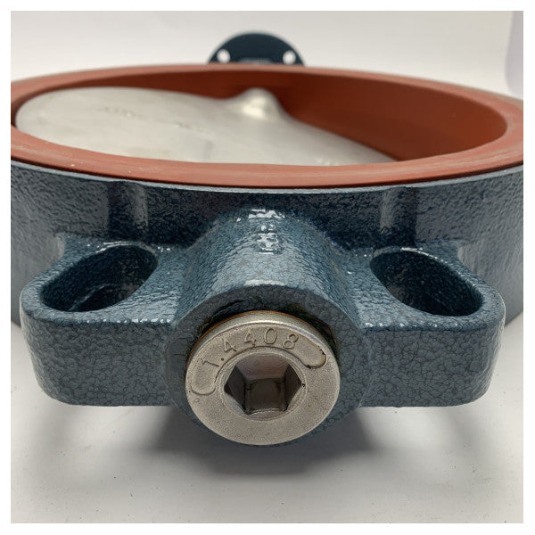 Vanne papillon DN300 PN16 de haute qualité pour les applications marines et offshore avec revêtement résistant à la corrosion