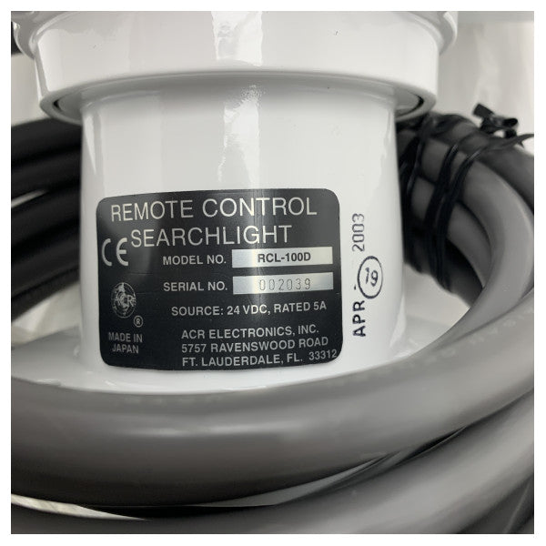 ARC RCL-100D Luce di ricerca telecomandata a 24V