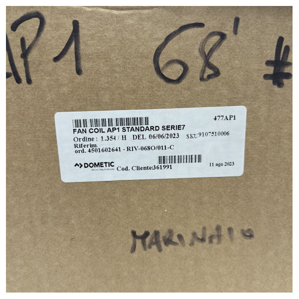 Dometic Condaria AP 1 4480 BTU unità fan-coil 230V