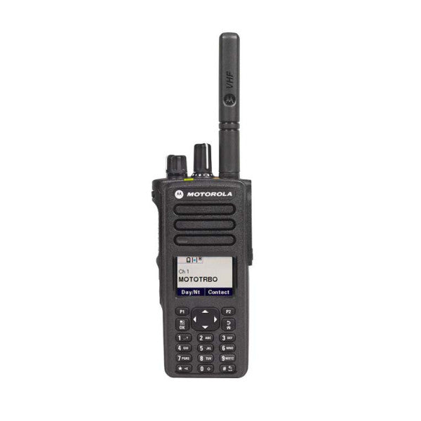 Motorola DP4801EB VHF El Telsizi Deniz Radyo GPS, Bluetooth, WiFi ile - Su Geçirmez DMR UHF - MDH56JDN9RA1ANB