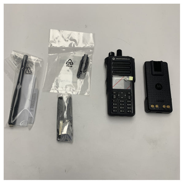 Motorola DP4801EB VHF El Telsizi Deniz Radyo GPS, Bluetooth, WiFi ile - Su Geçirmez DMR UHF - MDH56JDN9RA1ANB