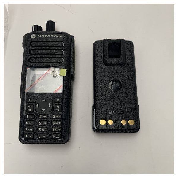 Motorola DP4801EB VHF El Telsizi Deniz Radyo GPS, Bluetooth, WiFi ile - Su Geçirmez DMR UHF - MDH56JDN9RA1ANB