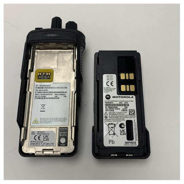 Motorola DP4801EB VHF El Telsizi Deniz Radyo GPS, Bluetooth, WiFi ile - Su Geçirmez DMR UHF - MDH56JDN9RA1ANB