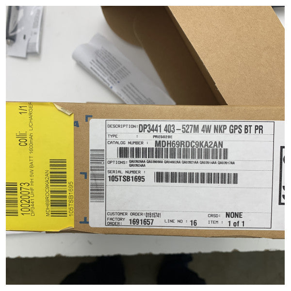 Motorola DP3441 UHF Ręczny Radiotelefon Dwukierunkowy do Użytku Morskiego i Profesjonalnego - MDH69RDC9KA2AN