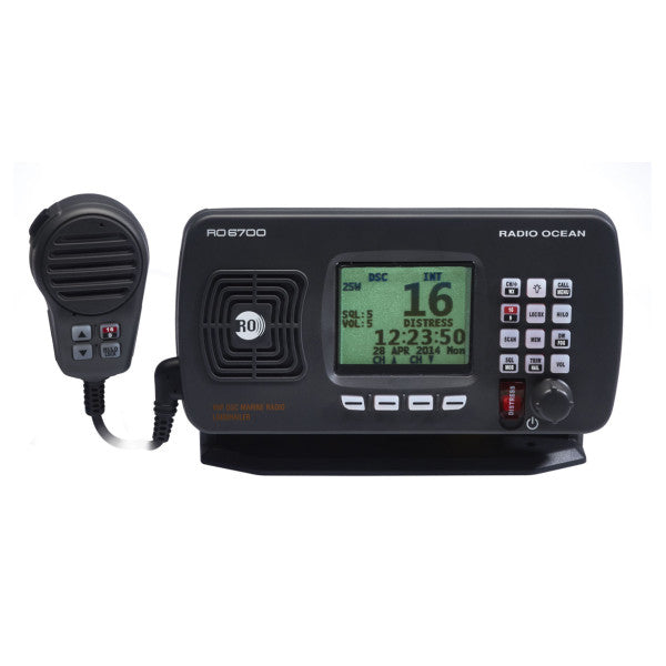 Radio Ocean RO6700 VHF Marine Radio - Potężny 25W wodoodporny transceiver morski z integracją NMEA0183