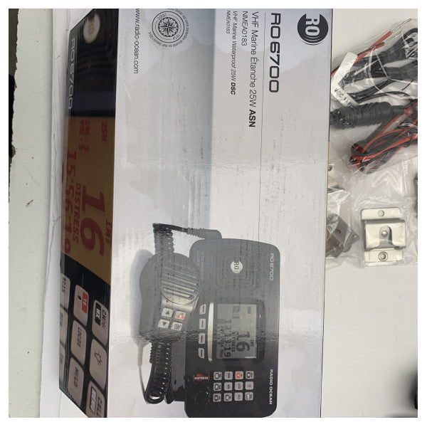 Radio Ocean RO6700 VHF Marine Radio - Potężny 25W wodoodporny transceiver morski z integracją NMEA0183