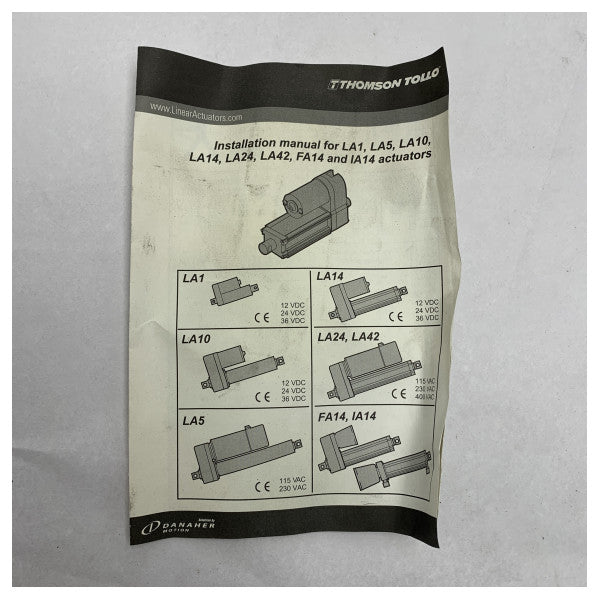 Attuatore elettrico Linak LA1 corsa 98 mm 24V 3A - 524-17A08-0432