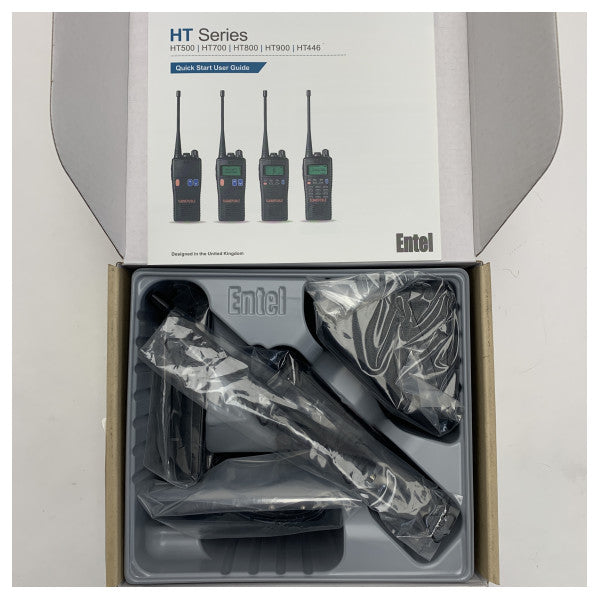 راديو بحري ثنائي الاتجاه Entel HT883 ATEX UHF IIA مدخل LCD