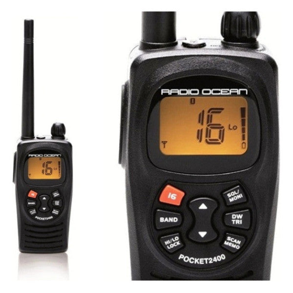 Radio Océan Pocket 2400 Radio Marine VHF Portable - Fiable et Étanche