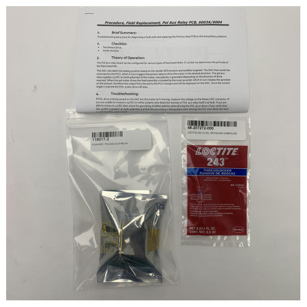 مجموعة استبدال جهاز الإرسال Cobham Sea Tel VSAT لجهاز الإرسال Polang 6003A/6004