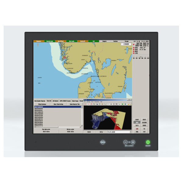 Hatteland HD 19T21 STD-MA4-FAGA-40095 19 ιντσών LED πολυλειτουργική ναυτική οθόνη