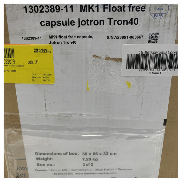 Danelec безплавуча капсула MK1 48 годин - 1302389-11