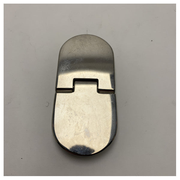 Charnière de trappe en acier inoxydable 112 mm - Accessoire de bateau durable et résistant à la corrosion