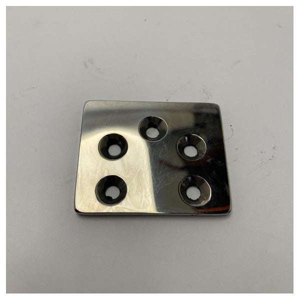 Charnière de trappe en acier inoxydable 112 mm - Accessoire de bateau durable et résistant à la corrosion