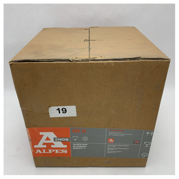 Alpes VDF 31 bacino di scarico per lavello rotondo in acciaio inox
