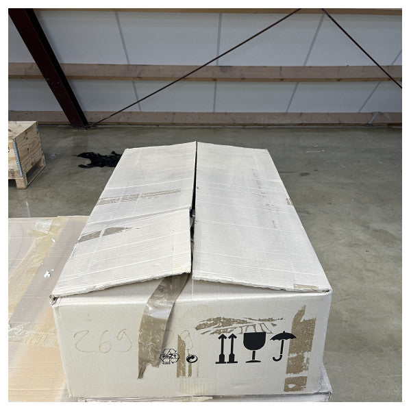 Вбудований умивальник Alape EB.R800 800 x 121 x 450 мм - міцна керамічна раковина для кораблів та морського використання - 2203200000