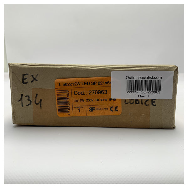 高品質Filippi 270963 LED船舶照明ユニット �耐久性アルミニウムハウジング、エネルギー効率24W、IP40